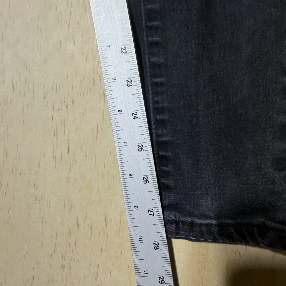 Garage Womens Size 9 Black Skinny Jeans Stretch Denim Dark Wash Casual
